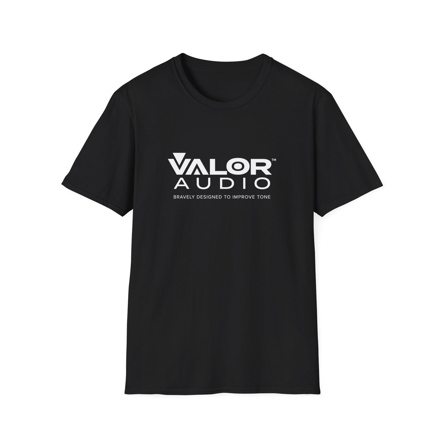 Valor Audio T-Shirt White Logo